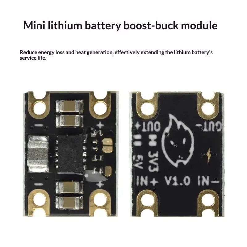 TPS63802 Mini Boost Power Module Lithium Battery Compatible 1 8-5 5V Qme