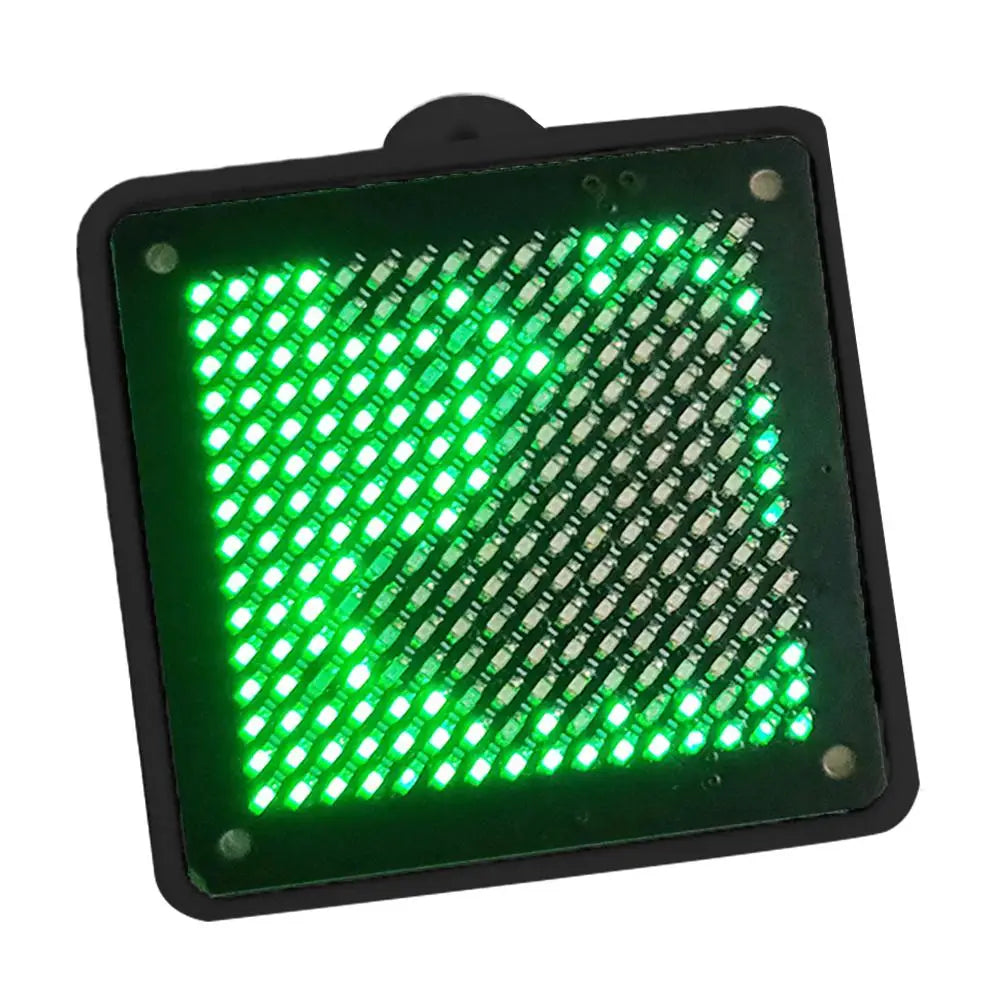 LED Fluid Simulation Water Flow Vibration Esports Ornament Atmosphere Decoration Gift Qme Black
