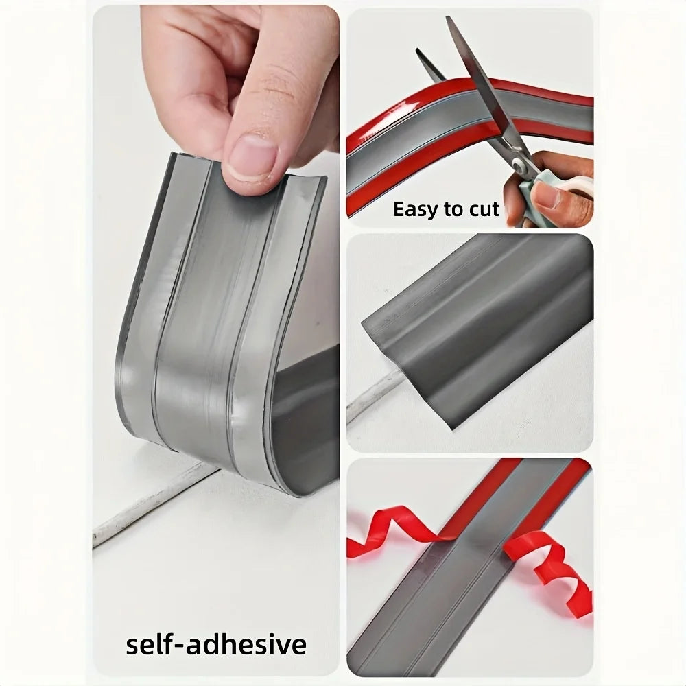 Cable Management Self-Adhesive PVC Insulated Cable Protector Wear Resistant Cable Cover Flexible Wire Arrangement For Office Qme