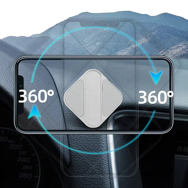 Magnetic Portable Car Phone Holder Stand In Car for IPhone Magnet Mount Cellphone Support Telephone Holders Qme