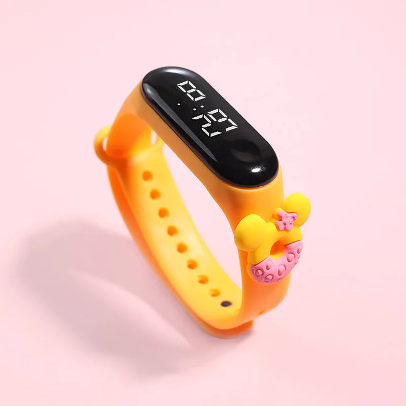 Kids Watch Watch Reloj Smart Watch LED Children Watches Bracelet Cartoon Digital Ladies Watch for Girls Waterproof Clock Gift Qme C