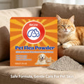 Pet Flea Powder Remove Fleas Ticks & Lice Relieves Itching Skin Discomfort Non-toxic Natural Formula Dogs Pest Repellent Powder Qme Default Title
