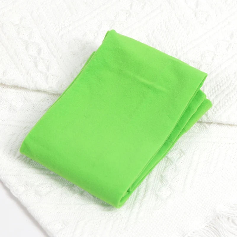 Women Colorful Sexy Pantyhose Lolita Candy Colors Kawaii Lady Qme green One Size