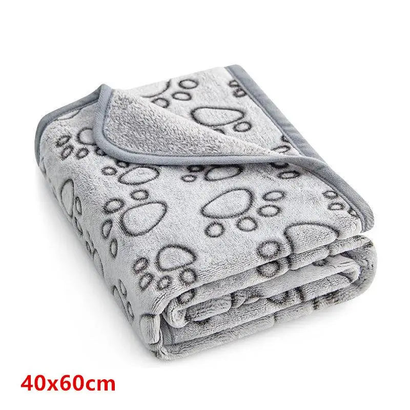 Ultra Soft Fluffy High Quality Pet Blanket Cute Cartoon Pattern Pet Mat Warm And Comfortable Blanket For Cat Dogs Cat Bath Towel Qme S
