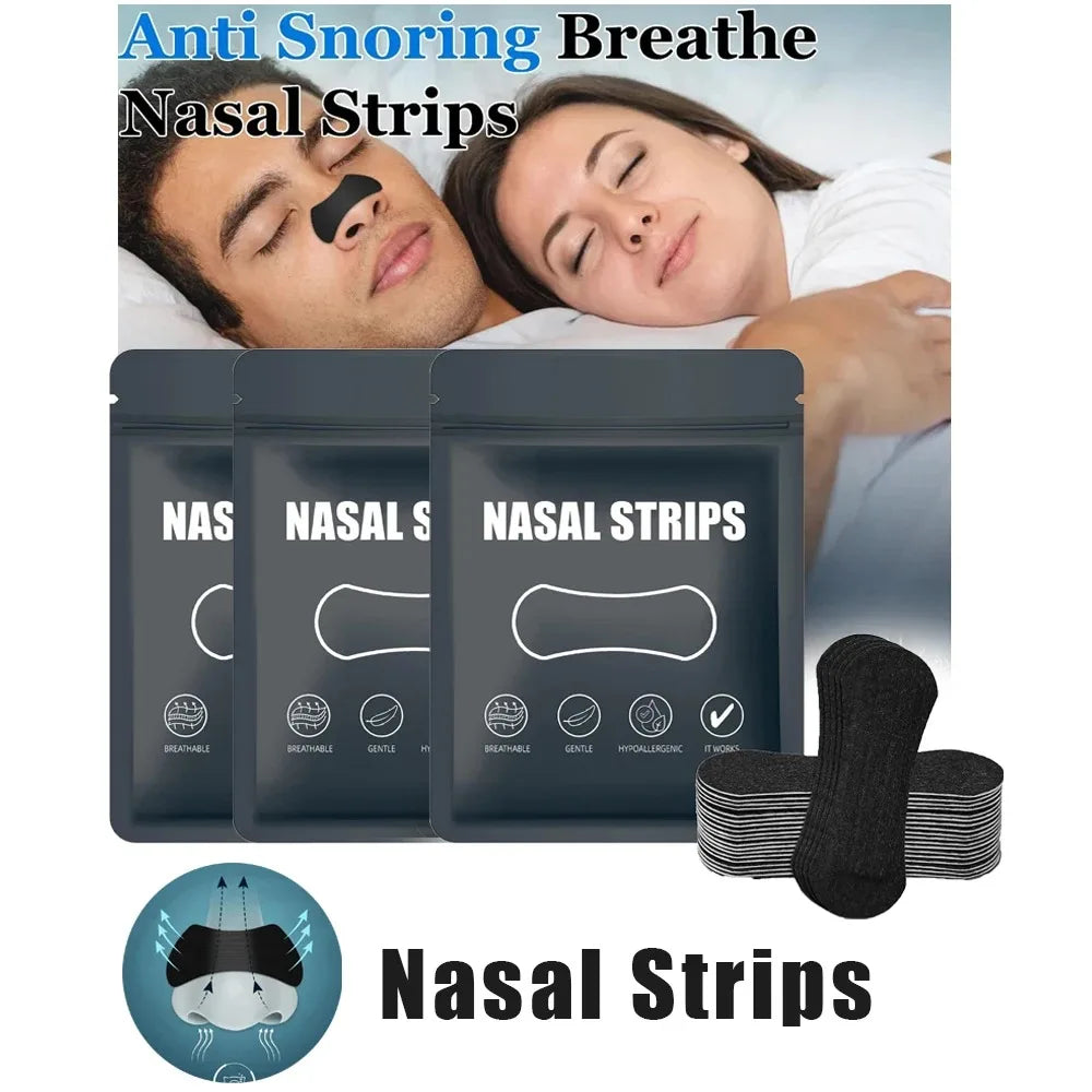 30 90 150 Anti Snoring Nose Strips Breathing Correction Physical Qme