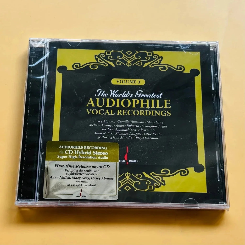 World's Greatest Audiophile Vocal Recordings Volume CD, Hybrid Stereo High-Resolution Audio Soulful Vocal Tracks for Audiophiles Qme Volume 3