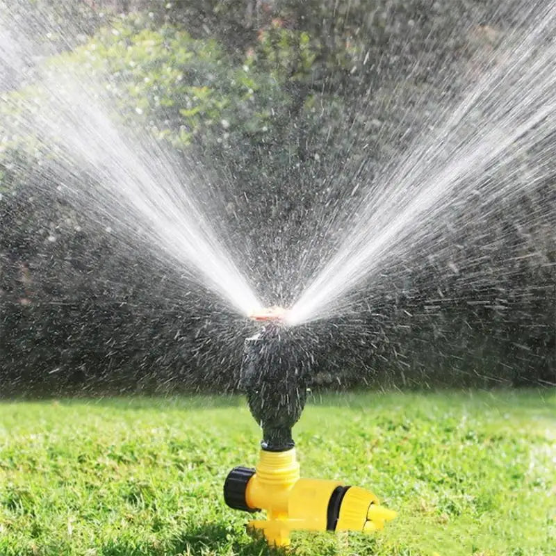2 Sets Garden Sprinkler 360 Degree Rotation Irrigation Watering System Plant Watering Sprinkler For Agriculture Lawn Farm Qme