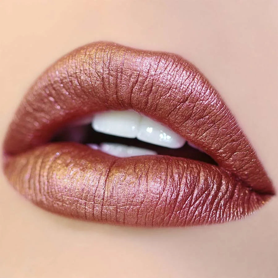Sexy Glitter Plumping Metallic Lipstick Moisturizer Fruit Lip Oil Qme