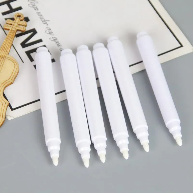 3-25Pcs/Set White/Colors Liquid Chalk Erasable Pen Marker For Glass Windows Electronic Blackboard Chalkboard Whiteboard Marker Qme