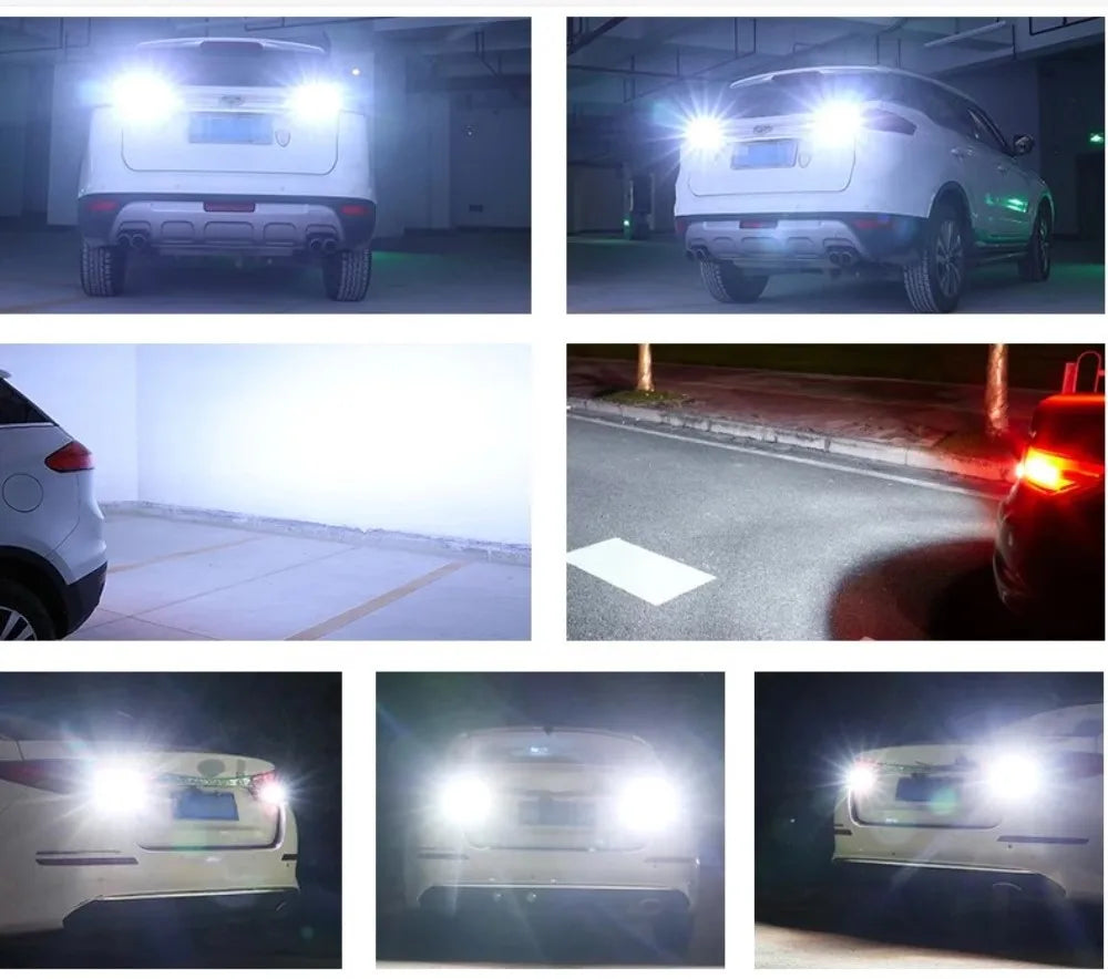 2pcs Super Bright W16W T15 921 LED Bulbs Canbus Car Light High Power 3030SMD No Error for Tail Signal Lamp Backup Reserve Lights Qme