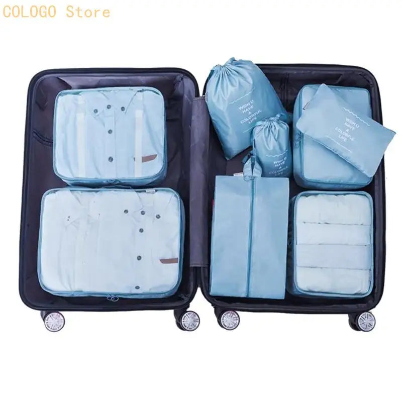 Waterproof Portable Luggage Packing Clothing Packaging Bag 10-Piece Qme