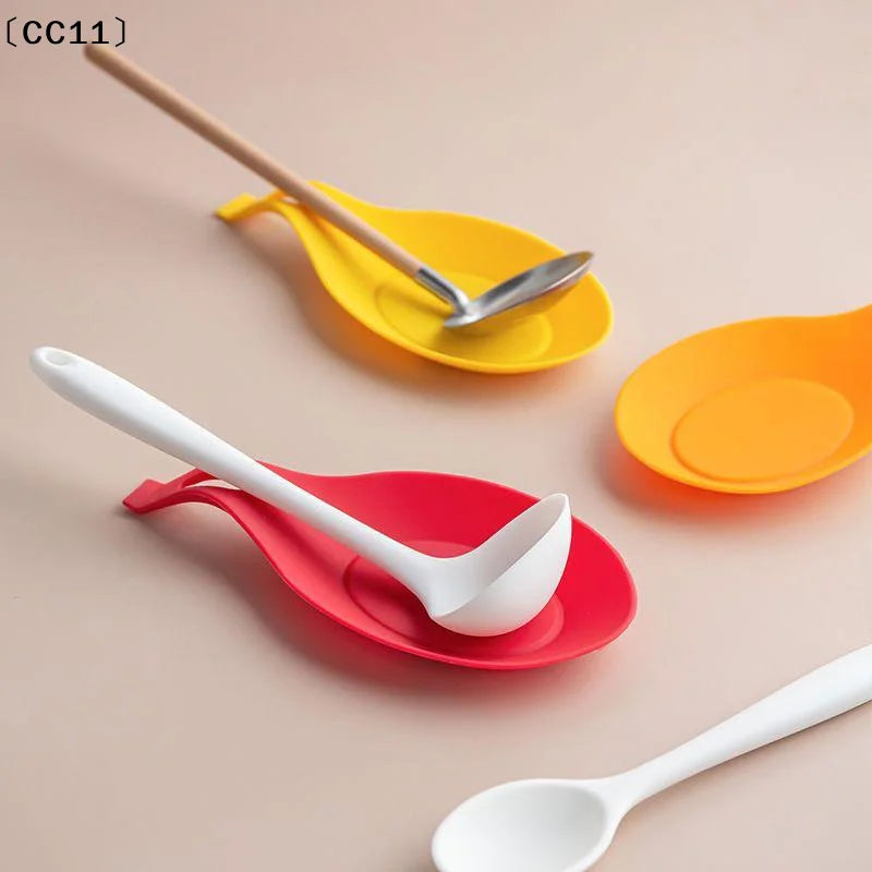 Spoon Rest Large Ceramic Holder Heat-resistant Cooking Coffee Qme
