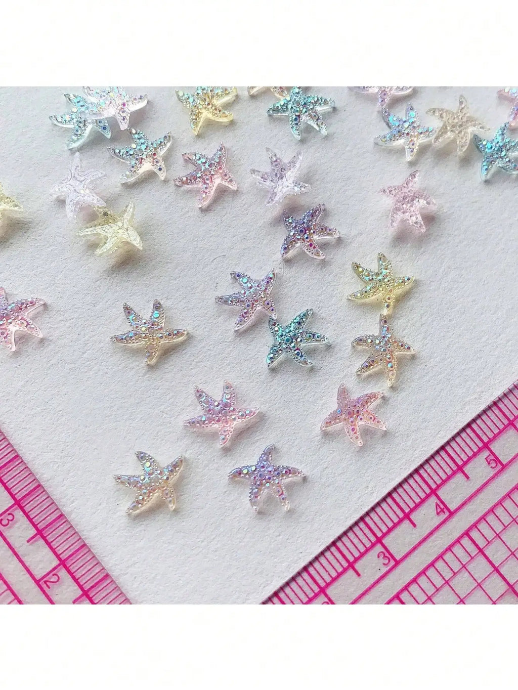 Summer Blue Ocean Elements Sea Star Shell 3D Nail Art Decoration Qme 200pcs