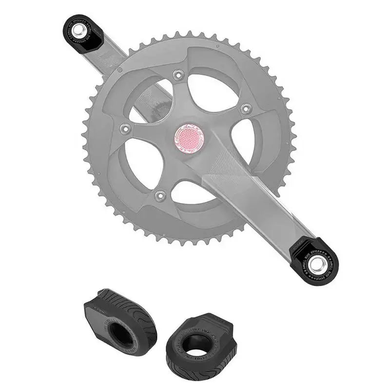 Bike Crank Arm Protector TPU Anti Cover Mountain Road Chainring Qme