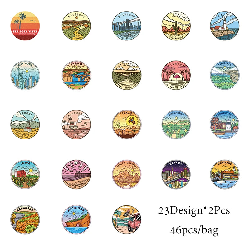 Retro Global Terrain Map Stickers decorating luggage, notebooks, water cups, envelopes and skateboards, junk journal supplies. Qme A