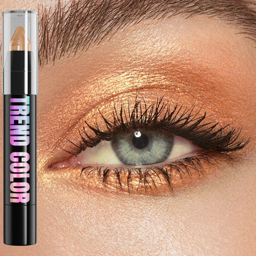 24 Colors Pearlescent Glitter Eyeshadow Eyeliner Pencil Waterproof Qme 05