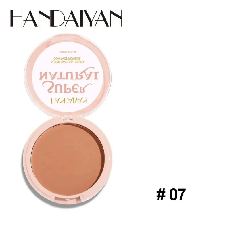 Face Setting Powder Cushion Long Lasting Oil-Control Pressed Foundations 8 Colors Matte Finish Concealer Makeup Pressed Powder Qme 07