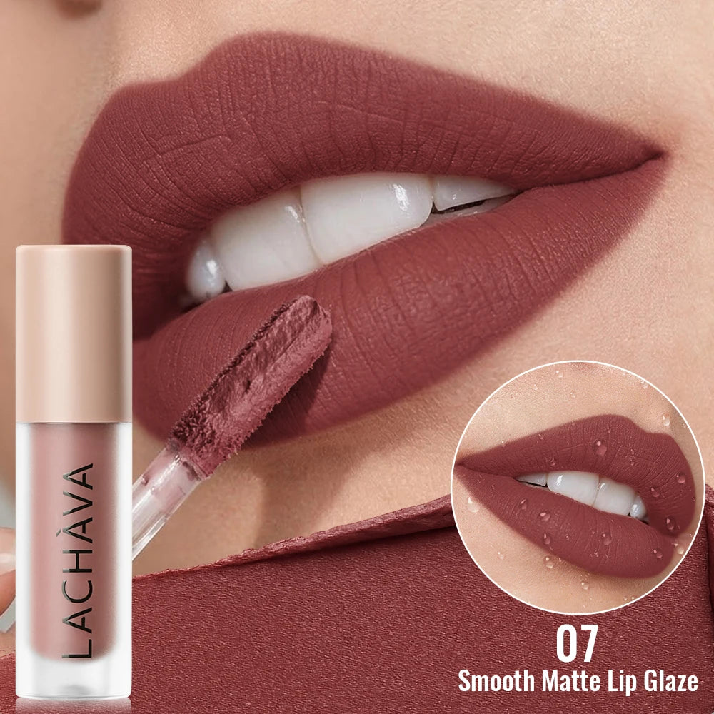 Matte Velvet Lip Glaze Long Lasting Waterproof Non-stick Cup Easy Qme 07 4g