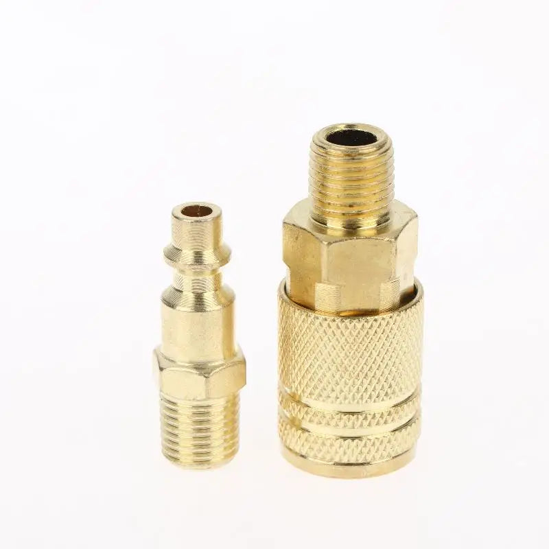 US Air Hose Quick Connect Plug Coupler 1 4 NPT Fitting Male Thread Qme B