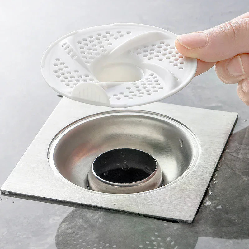 Bathtub Drain Hair Catcher, Tub Hair Catcher Drain Protector Strainer, Shower Hair Drain Catcher Strainer, 3PCS Qme