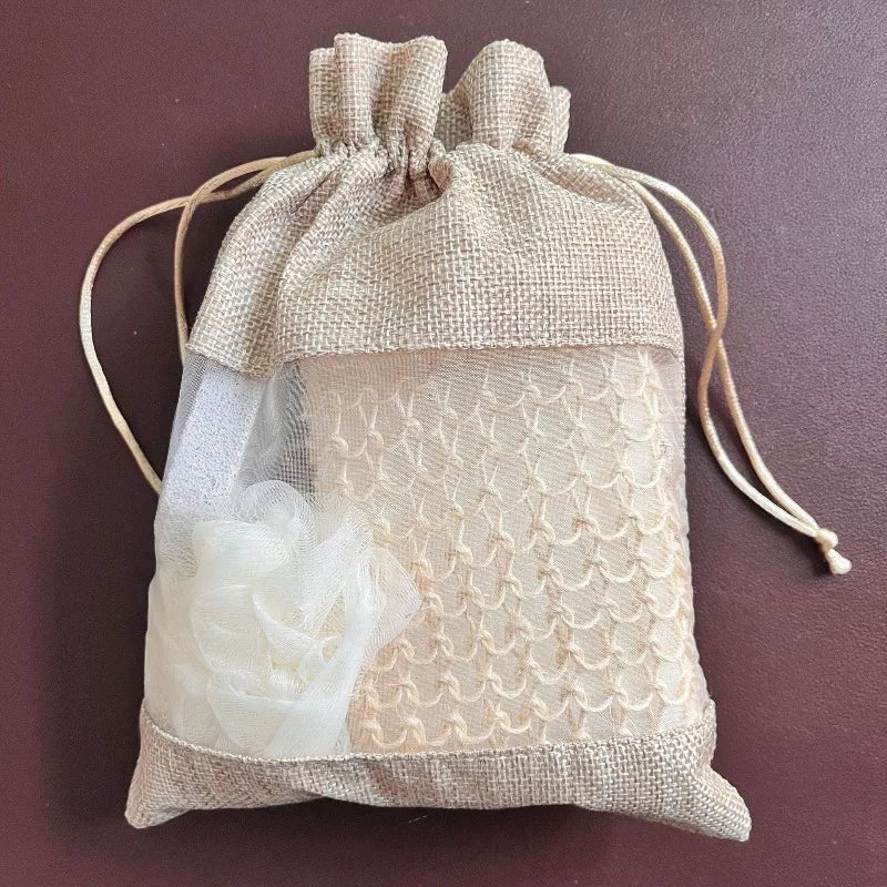 Bath Loofah Pumice Stone Sisal Scrub Body Back Face Gentle Qme 3Pcs C