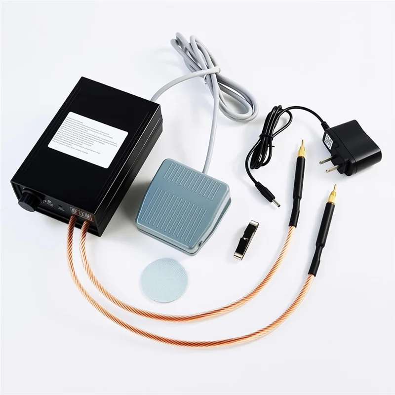 A02F-8000W Battery Spot Welder,DIY Welding Machine Kit High-Power Spot Welder With Nickel Strip For 18650 Battery Pack US Plug Qme