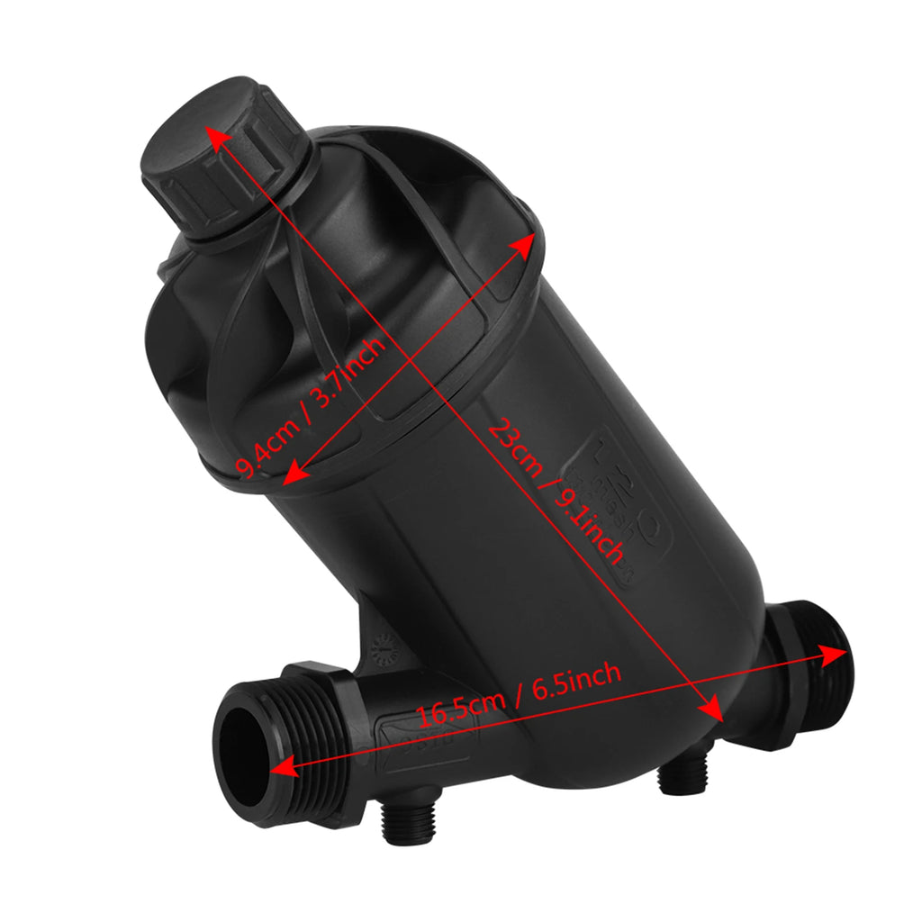 Drip Irrigation Disc Filter 120 Mesh 130 Micron Inline Water Filter for Garden Agriculture Lawn Watering System Qme