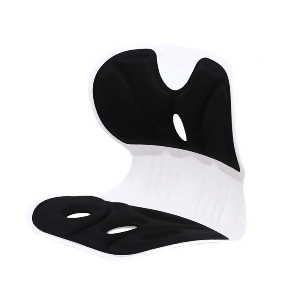 Back Support Cushion, Office Cushion, Back Support Chair, Student And Children's Correction Cushion, Ergonomic Chair Qme Black 1PC