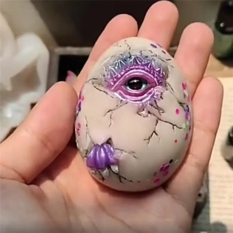 3 Styles Mirror Sleepy Dragon Dinosaur Sea Dragon Egg Silicone Mold for Resin Crafts DIY Epoxy Resin Molds Silicone Decoration Qme