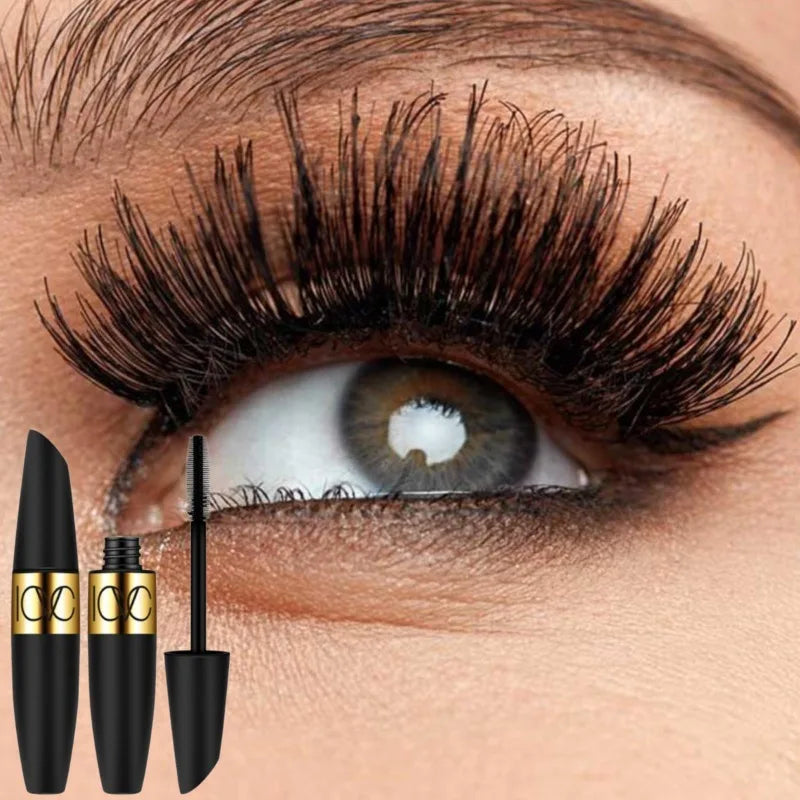 Fiber Mascara Thick Curly Waterproof Sweat-proof Long-lasting Qme