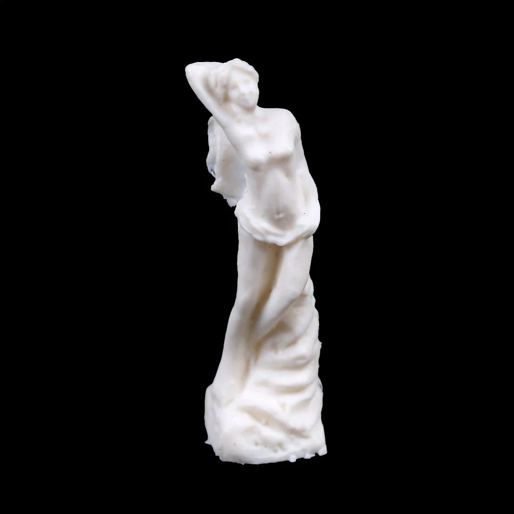 ^Miniature Dollhouse Accessories Scene Model Resin Goddess Statue Toy Girl Gift Qme 0 0