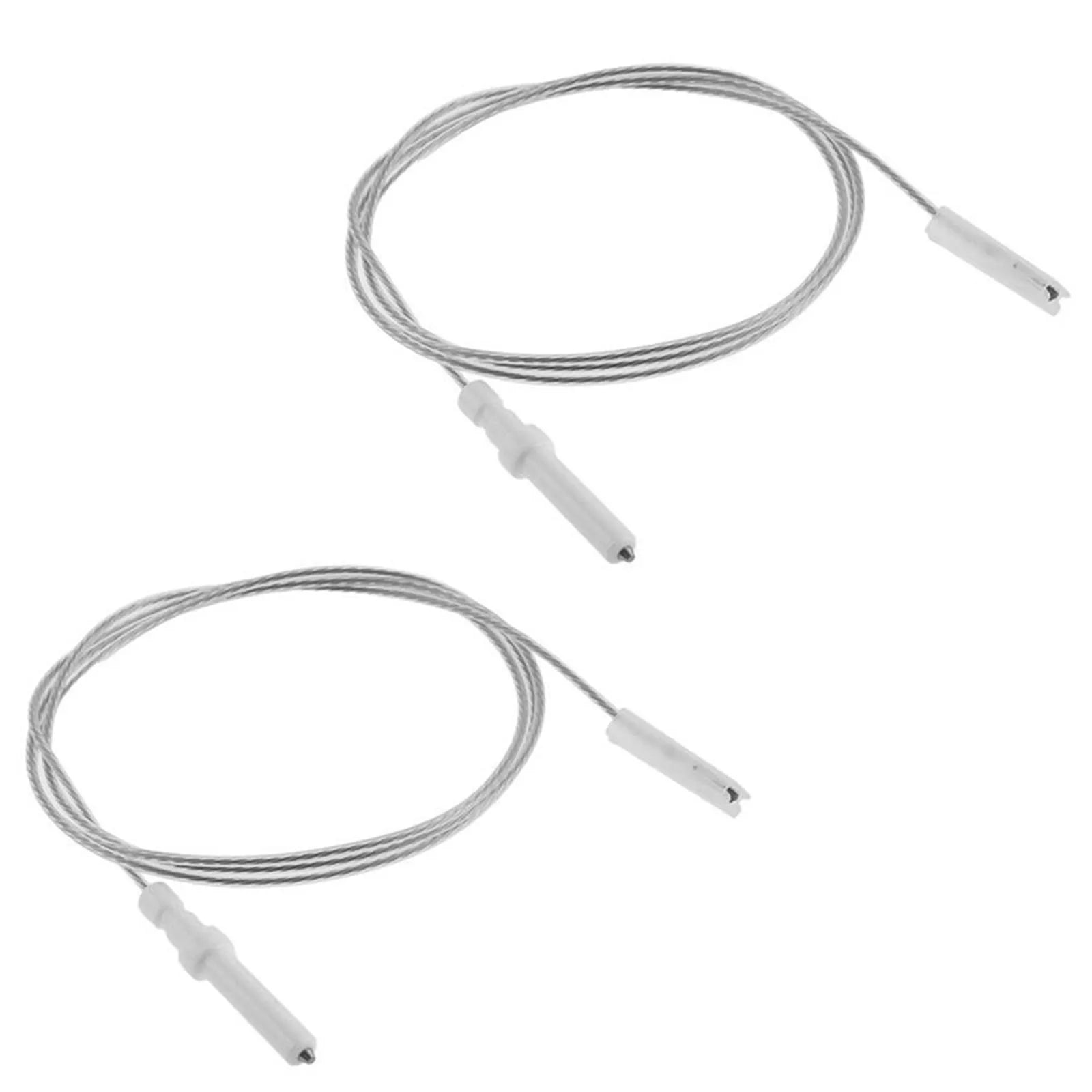 2pcs 35/40/45mm Gas Cooktop Stove Spare Igniter Electrode Spark Plug 900mm Wire Ignition Ceramic Pin For Most Brand Gas Cooker Qme