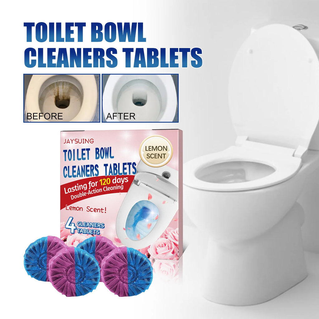 Toilet Bowl Cleaner Effervescent Tablet Deodorizer Urine Stain Remover Automatic Tank Bleach Bathroom Yellow Dirt Toilet Cleaner Qme