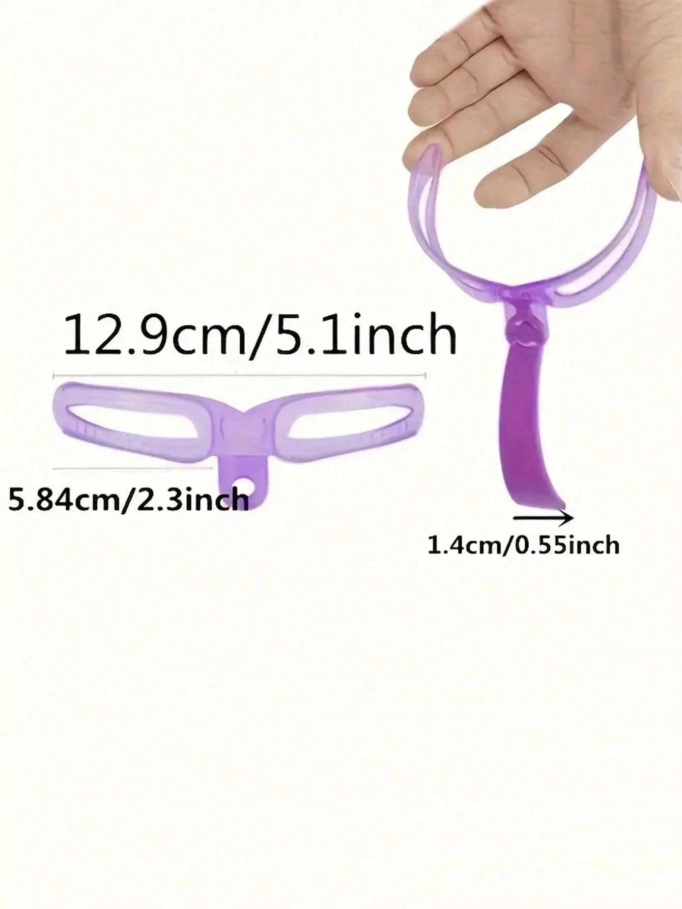 8-In-1 Reusable Eyebrow Template Tool Makeup Model Accessories Qme