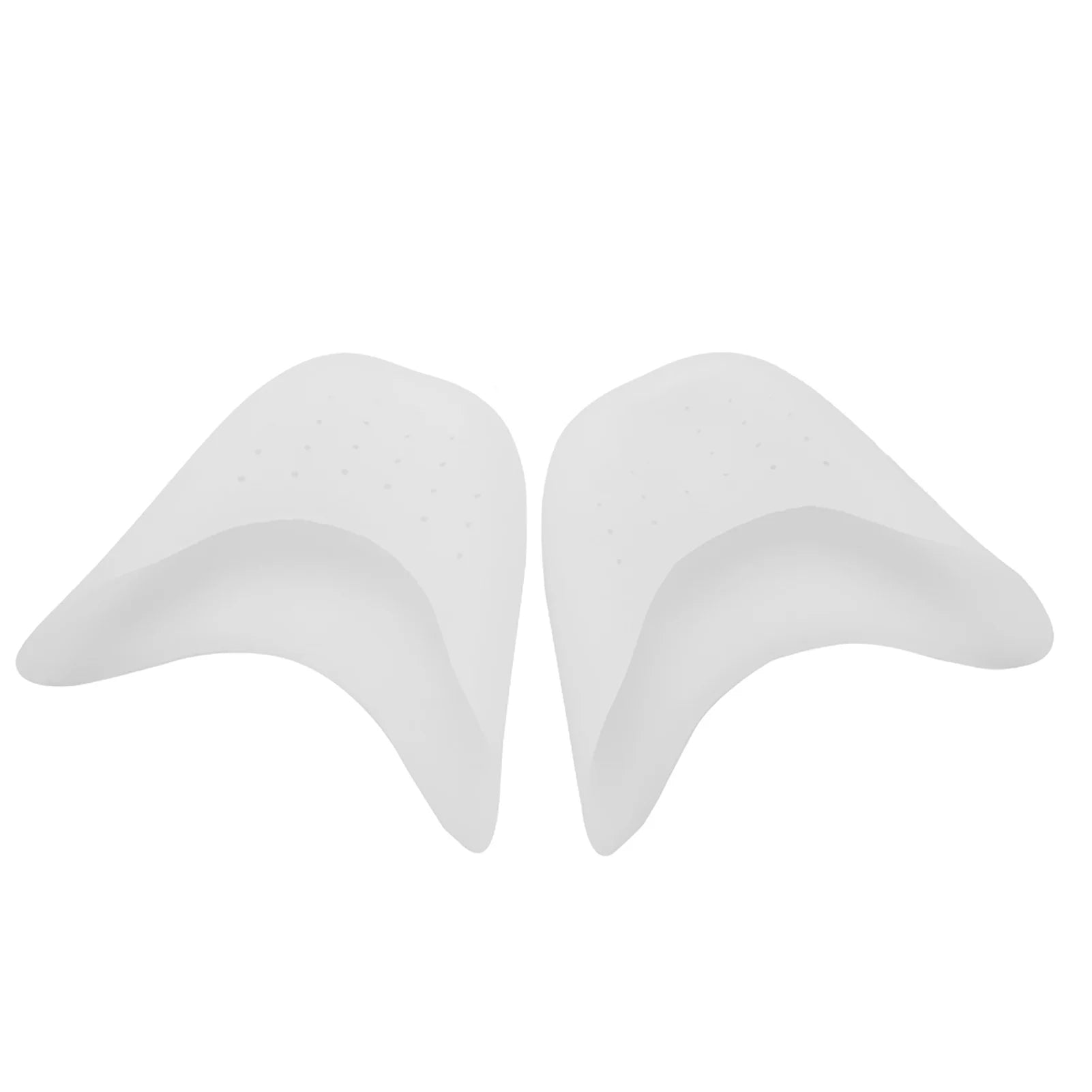 1 Pair Silicone Soft Ballet Pointe Dance Shoes Pads Dancing Toe Protector Foot Care Dance Shoes Pads Dancing Toe Protector Qme white