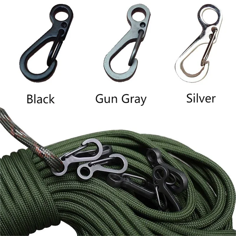 Lot Mini Carabiner Keychain Camping Gadgets EDC Survival Equipment Qme