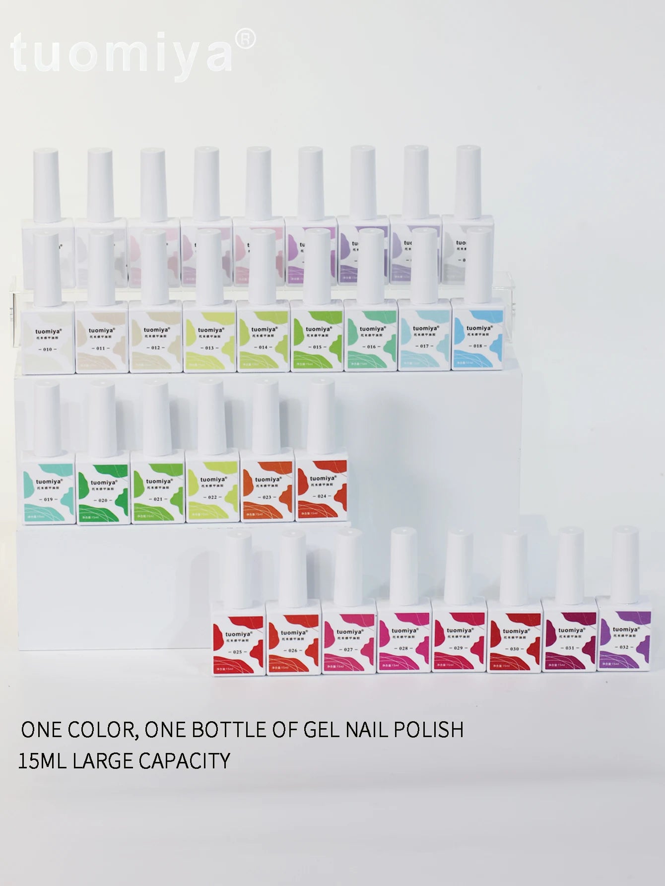 32-Color Dopamine Macaron Nail Polish Gel Chart UV DIY Art Tools Qme