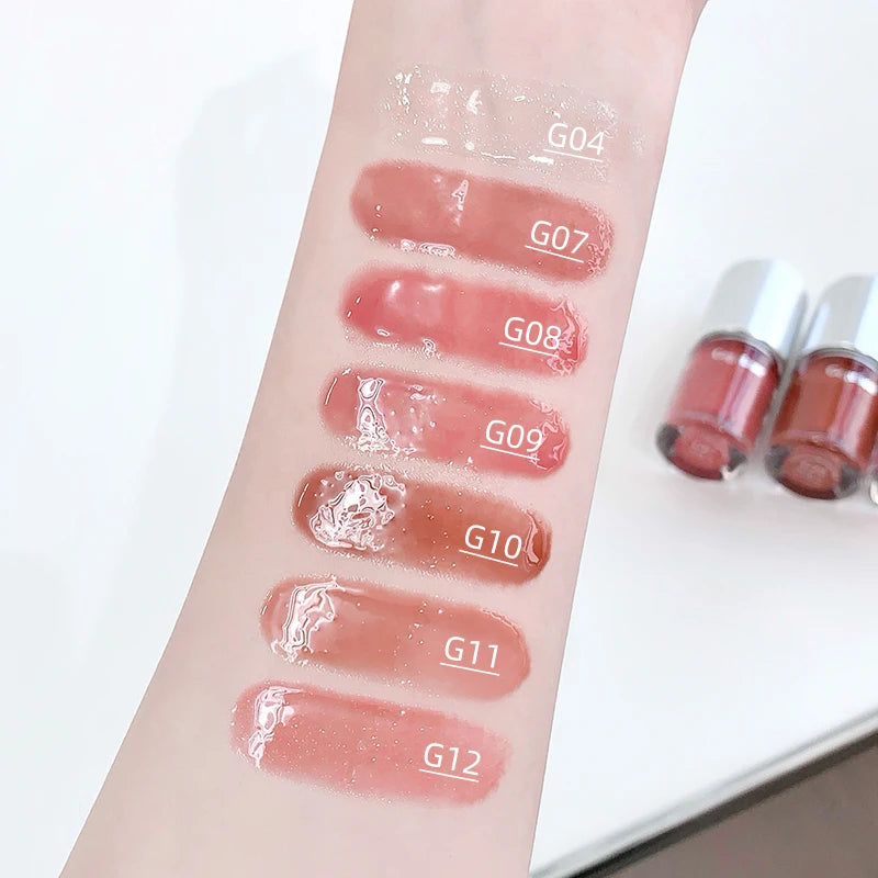 GEGE BEAR Water Light Mirror Lip Gloss Lasting Moisturizing Non-stick Qme