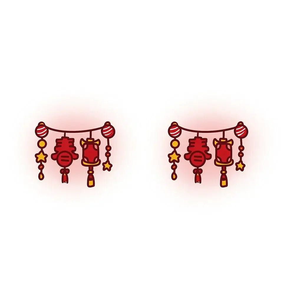 2026 New Year Face Decals Easy-Apply Festive Makeup Stickers For Parties Temporary Waterproof Facial Decor Tattoo Accessori M3M6 Qme I CN