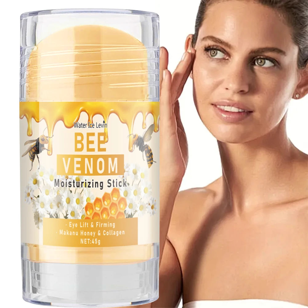 Bee Venom Eye Cream Stick Hydrates and Moisturizes the Skin Around the Eyes, Protects and Nourishes, Making the Light Beige Color More Soft Qme