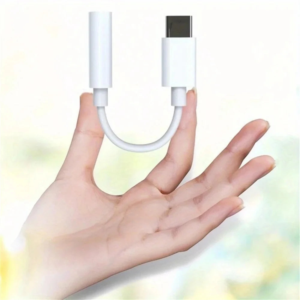 Type C To 3.5mm Aux Adapter Headphone Connector Adapter for Huawei Mate 30 Xiaomi Phone PD To 3.5mm Earphone Jack Audio Cables Qme