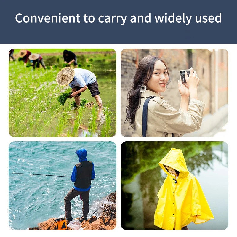 Portable Rain Hat Outdoor Folding Umbrella Fishing Sun Shade Anti-UV Qme
