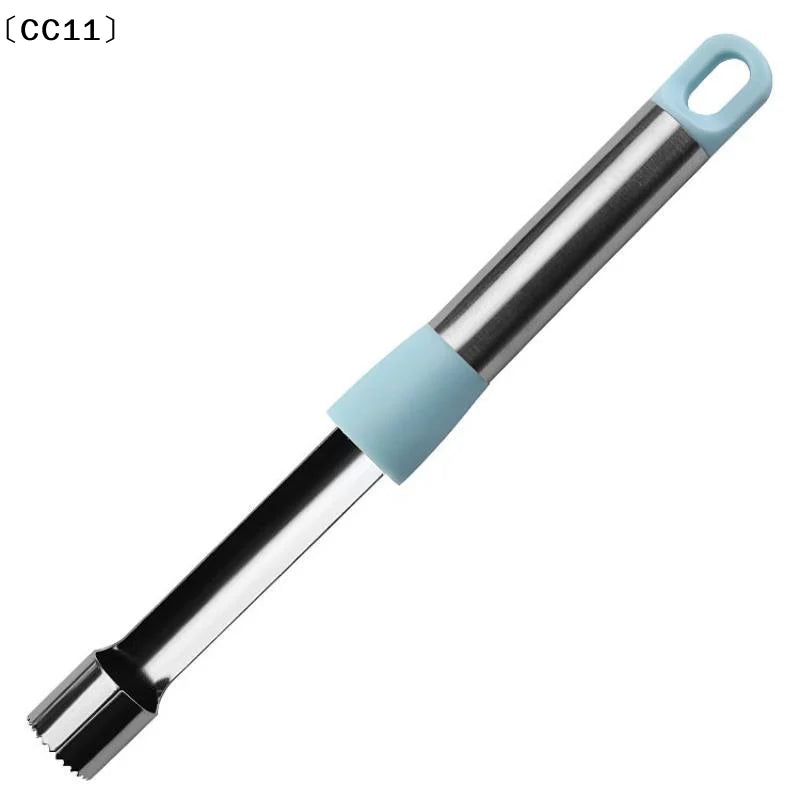 Stainless Steel Fruit Pitter Tool Non Slip Silicone Handle Rust Proof Qme
