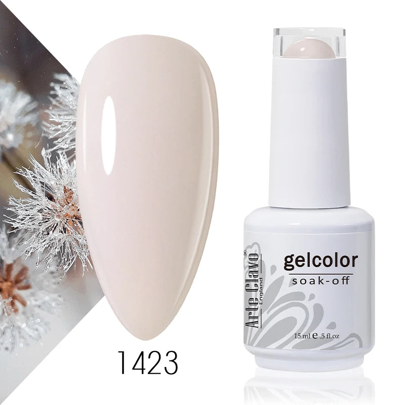 Arte Clavo Solid Gel Nail Polish Rainbow Summer Varnish Soak Off