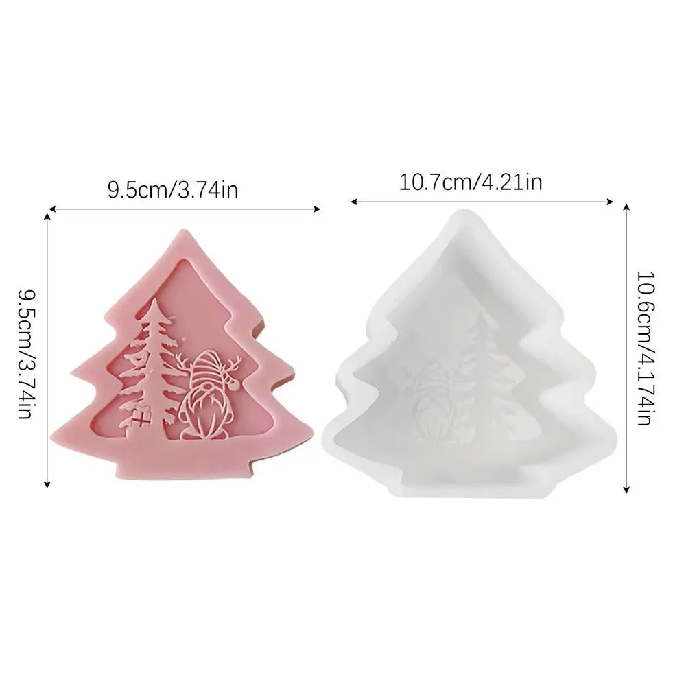 Christmas Silicone Molds Candles Non-stick Soft Mould Child Home Qme A China Mainland