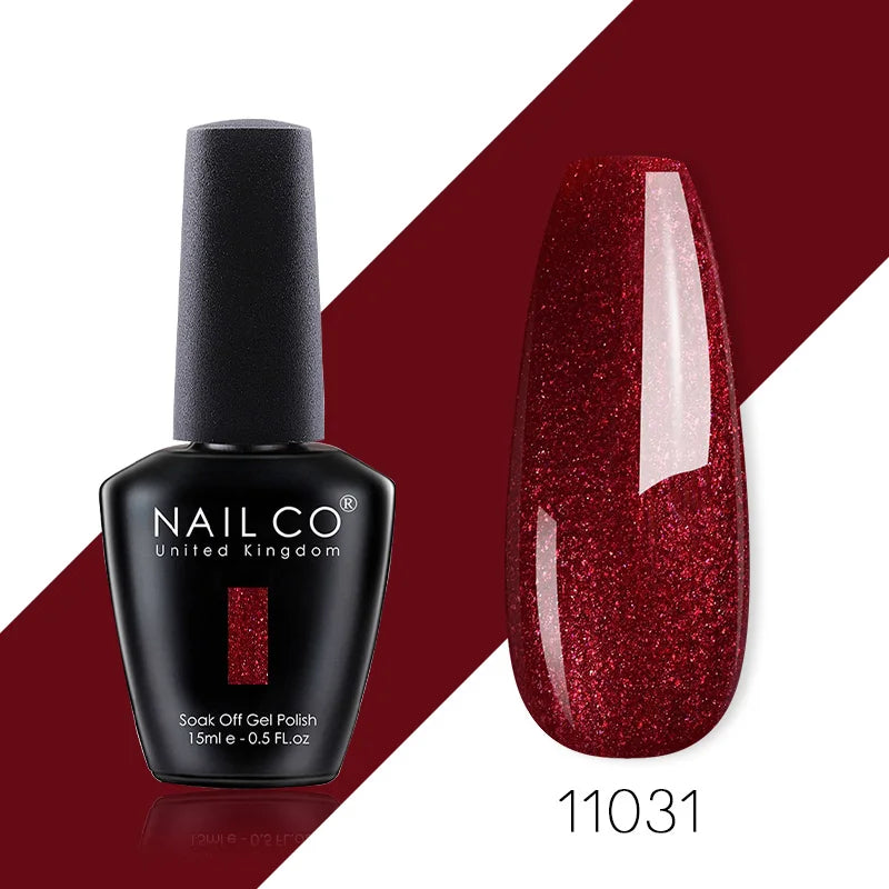 NAILCO 85 Colors Nail Gel UV LED Lacquer Manicure Varnish Hybrid Semi