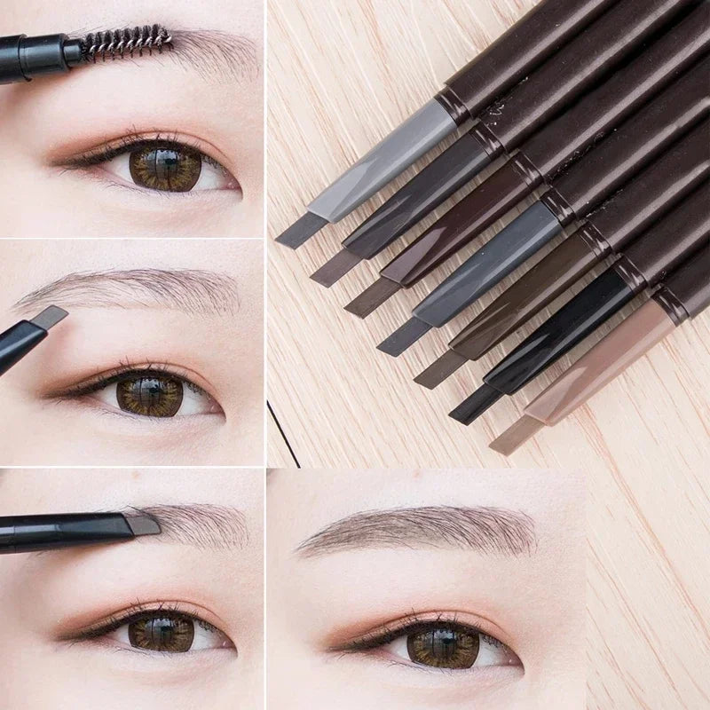 Professional Eye Brow Tint Cosmetics Natural Long Lasting Paint Eyebrow Waterproof Black Brown Eyebrow Pencil Makeup Cosmetics Qme