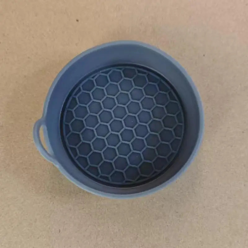 Anti-slip Coaster Car Stable Food Grade Silicone Gel Drink Holder Pad Qme Gray