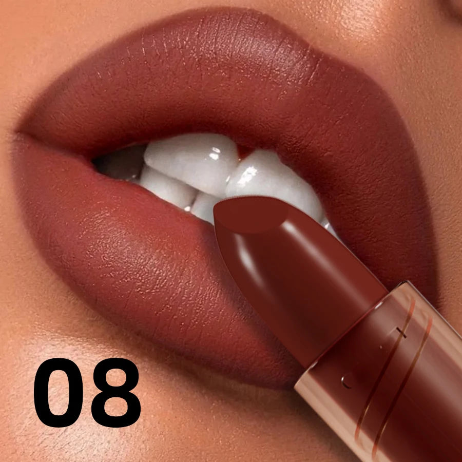 14-color Matte Lipstick Red Lip Stick Waterproof Sexy Korean Makeup Qme 08