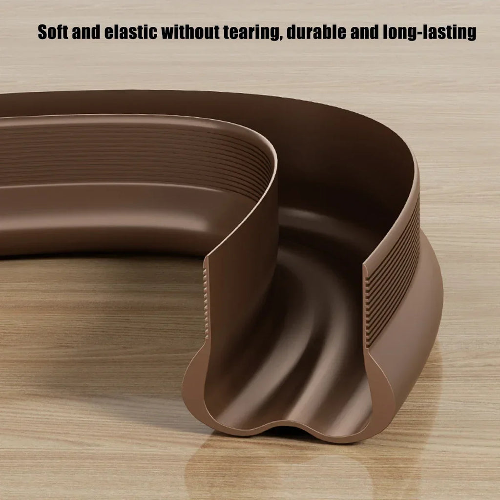 PVC Flexible Door Bottom Sealing Strip Under Doors Draft Stopper Qme